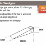 DTA TILE WEDGES X 500