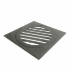 NZ Home 100x100mm Square Chrome Brass Floor Waste Shower Grate”