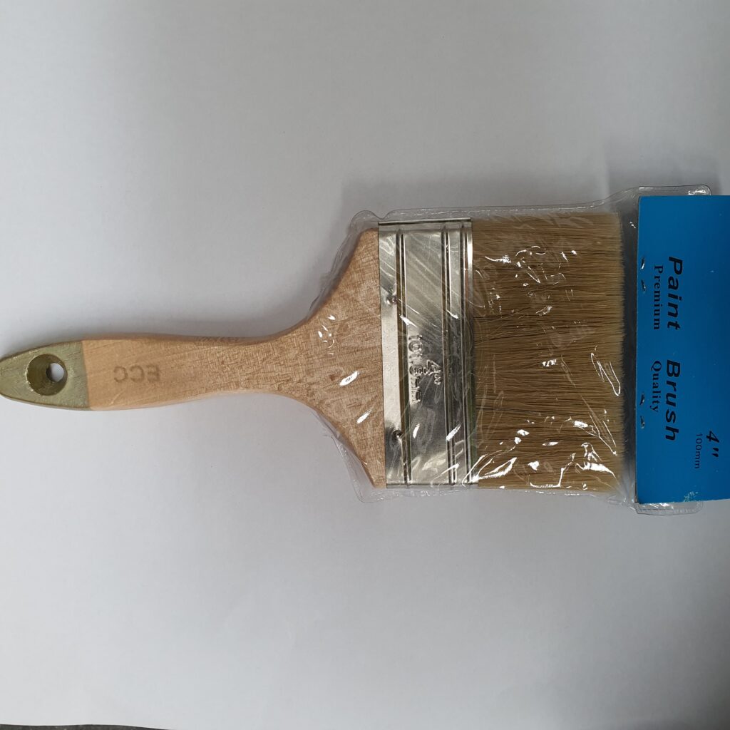 ACQ 100mm (4") Paint Brush wooden handle APT GroupTiling
